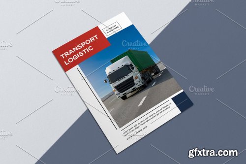 CreativeMarket - Transport Logistics Brochure V934 4237737