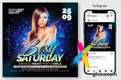 CreativeMarket - Sexy Gospel Flyer Template 4519280 