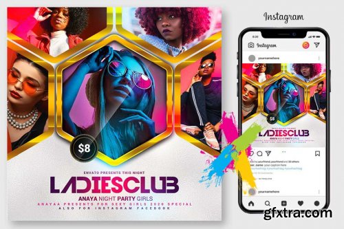 CreativeMarket - Night Club Flyer 4596567 