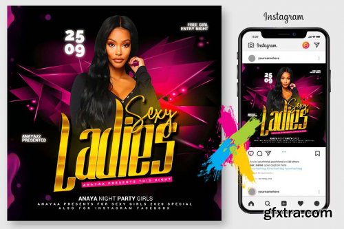 CreativeMarket - Night Club Flyer Template 4593573 