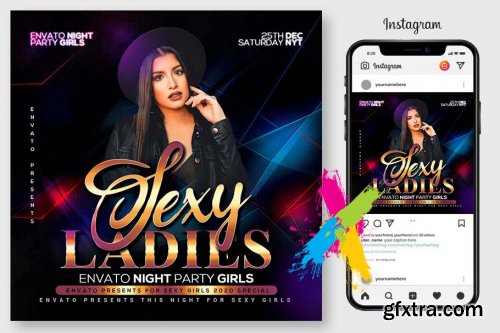 CreativeMarket - Night Club Flyer Template 4583598 