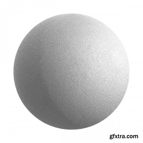 White Stucco Wall PBR Texture