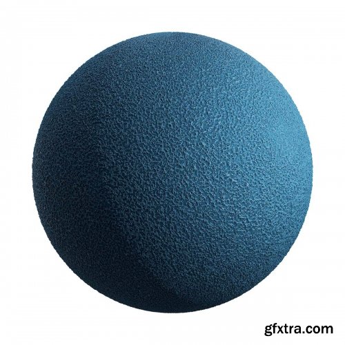 Blue Stucco Wall PBR Texture