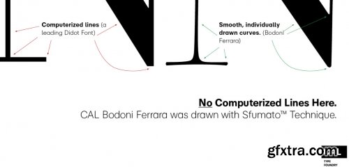 CAL Bodoni Ferrara Origin Complete Family