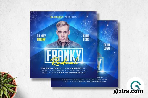 CreativeMarket - DJ Flyer Template 4571351