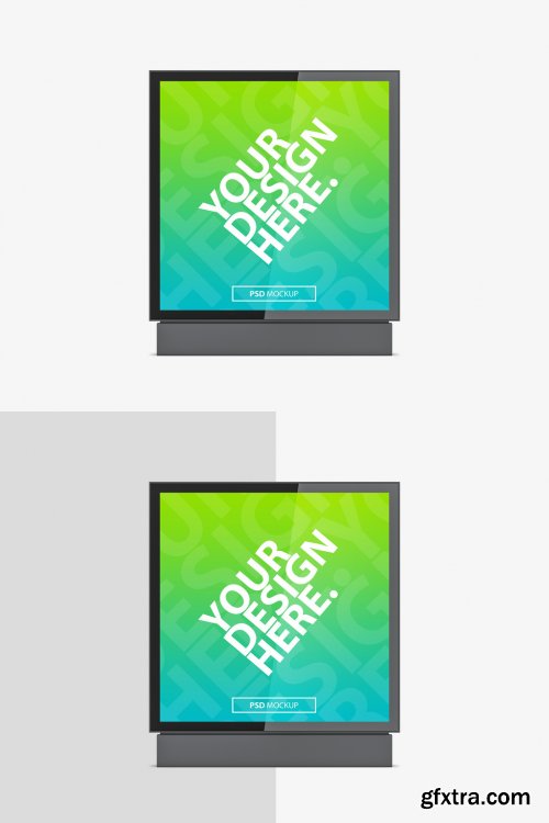 Square Street Banner Mockup 324646747