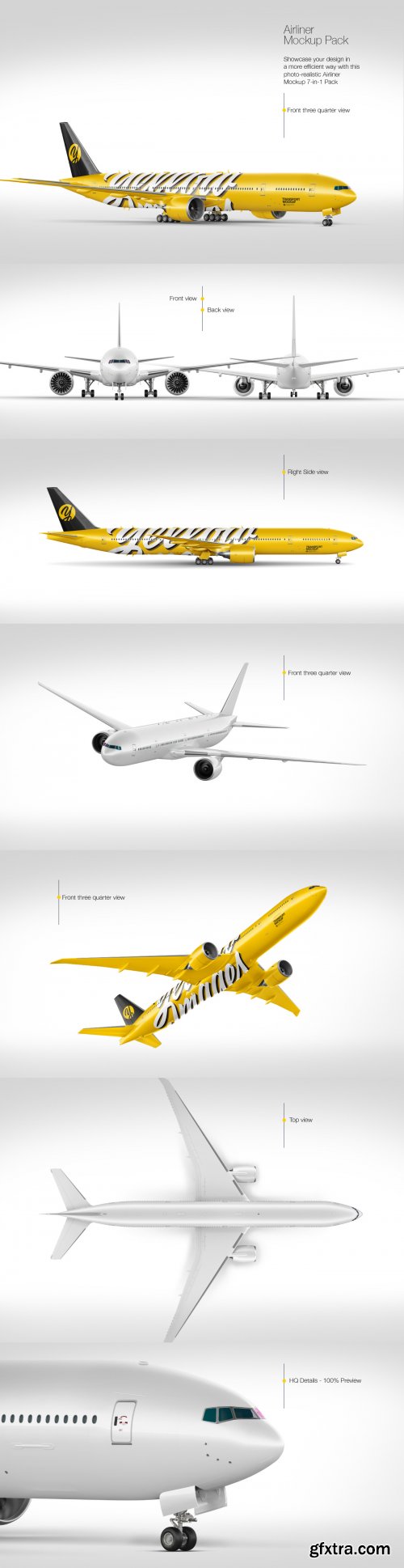 Airliner Mockup Pack 52863