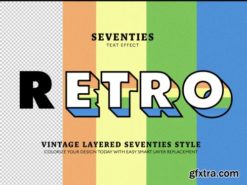 Retro Text Effect Mockup 324923293