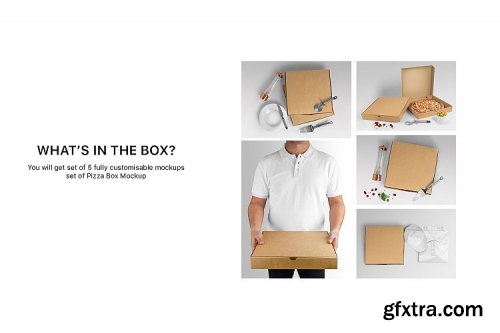 designbundles - Pizza Box Mockups - Set of 5 Mockups 480682