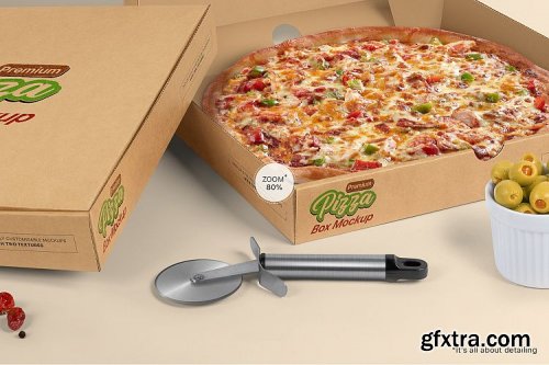 designbundles - Pizza Box Mockups - Set of 5 Mockups 480682