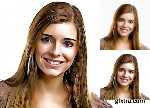 GraphicRiver - Vector Portrait Photoshop Effect 25610205