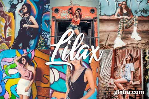 CreativeMarket - 10 Lightroom CC Presets - Lilax 4558079