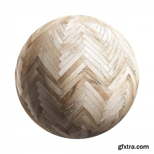 Light herringbone wood parquet 02 PBR Texture