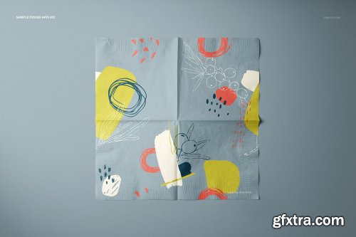 CreativeMarket - Paper Napkins Mockup Set 4511268