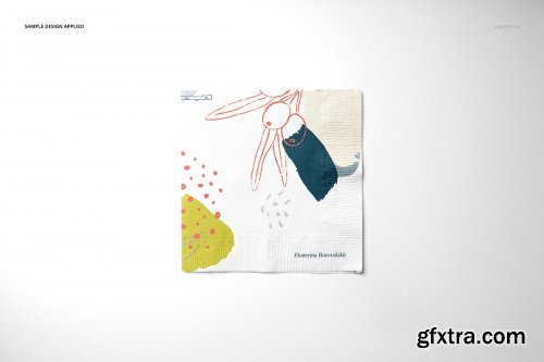 CreativeMarket - Paper Napkins Mockup Set 4511268