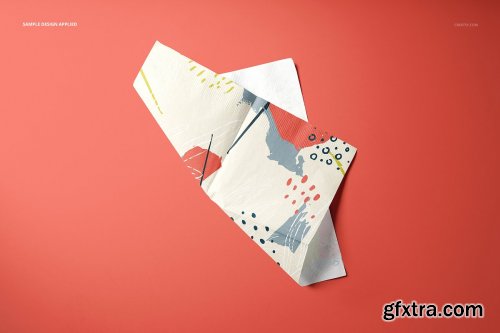 CreativeMarket - Paper Napkins Mockup Set 4511268