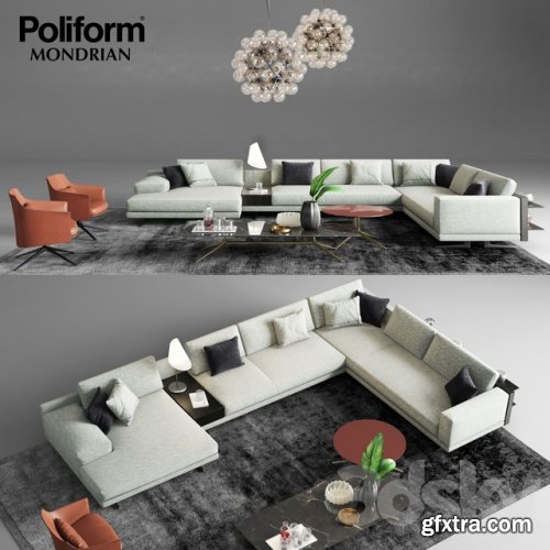  Poliform Mondrian Sofa 1