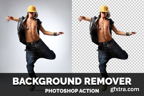 CreativeMarket - Background Remover Photoshop Action 4470150