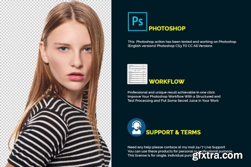 CreativeMarket - Background Remover Photoshop Action 4470150