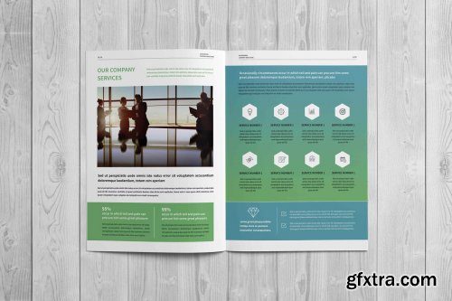 CreativeMarket - Corporate Business Brochure 4442346