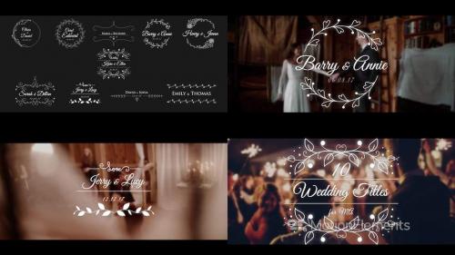 10 Wedding Titles - 10722610