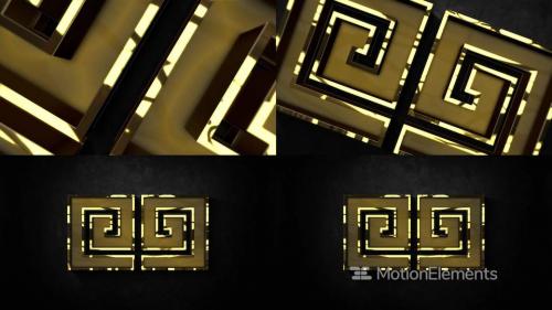 GOLD LOGO INTRO - 10679637