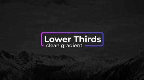 Gradient Lower Thirds - 14354969