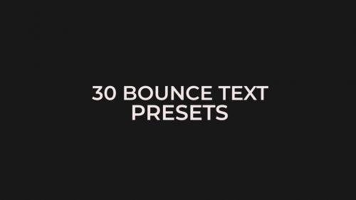 30 Bounce Text Animation Presets - 12118784