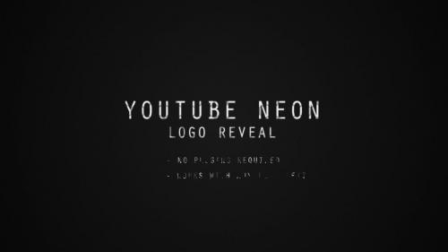 Youtube Neon Logo Reveal - 11587780