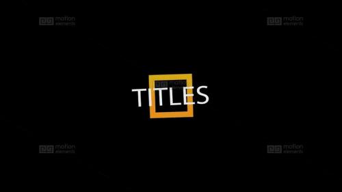 Titles Animated Pack - 11509486