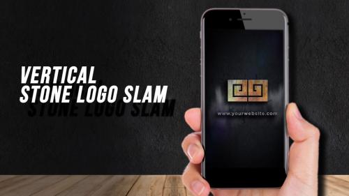 Vertical Stone Logo Slam - 11438491