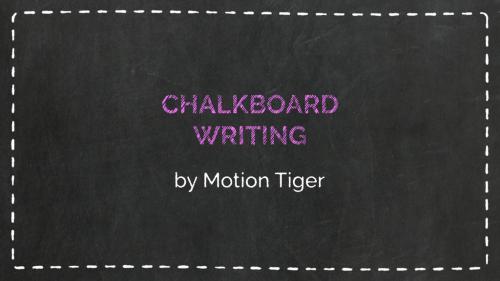 Chalkboard Writing Template - 11413943