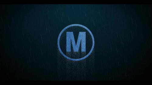 Thunderstorm Rain Metall Logo - 11098001