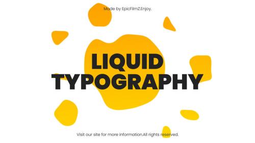 Fresh Liquid Typography - 14550065