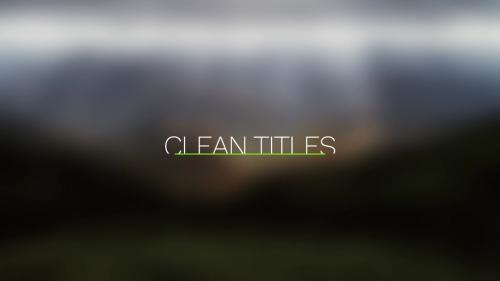 Clean and Elegant Titles - After Effects text animation… - 10903172