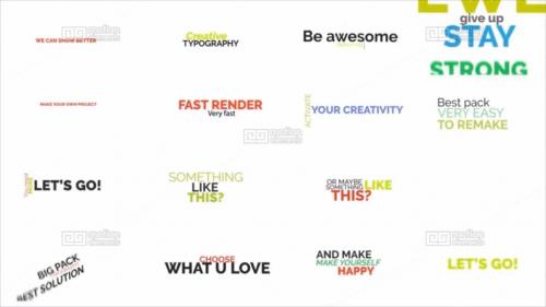 Big Pack of Kinetic Typography - 10844963