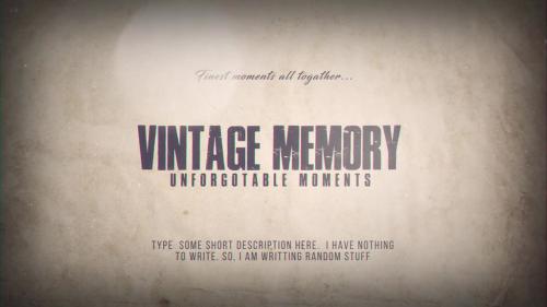 Vintage Memory - 10748030