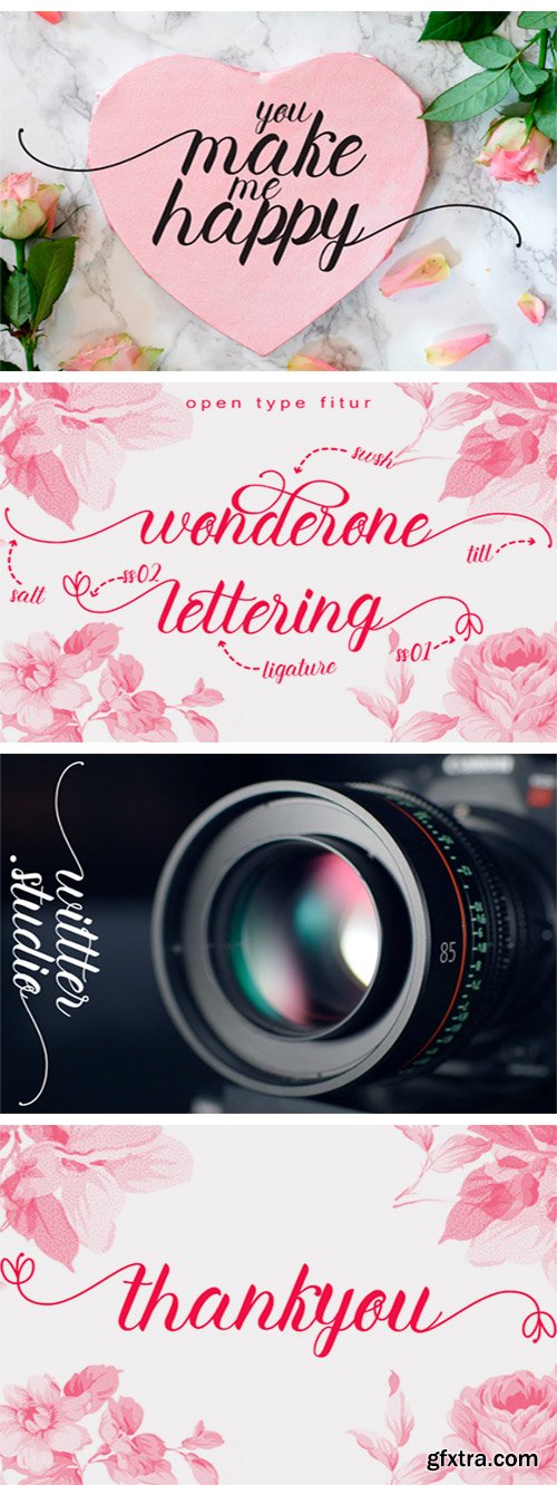 Wonderone Beautiful Font