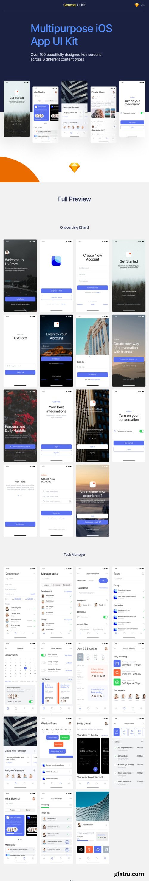 Genesis - iOS App UI Kit