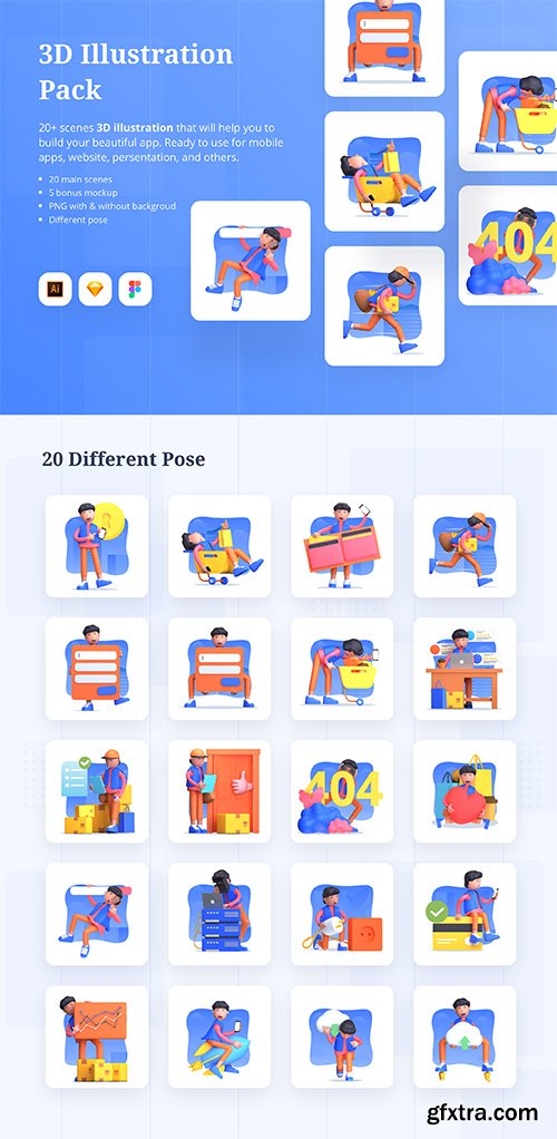 3D Illustration Pack