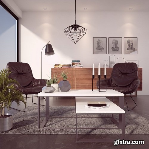 Modern Apartment 01 3D Interior