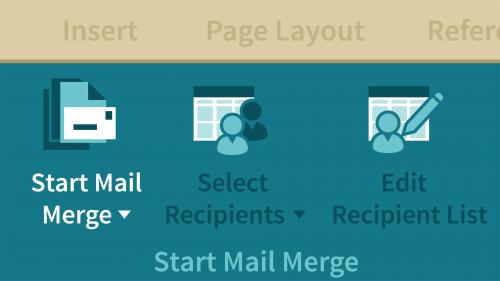 Lynda - Word 2010: Creating a Mail Merge - 123568