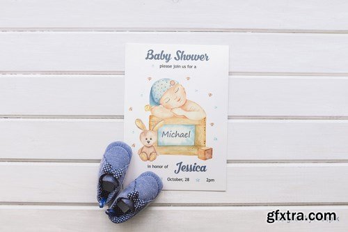 It’s a boy watercolor clipart, cards, patterns