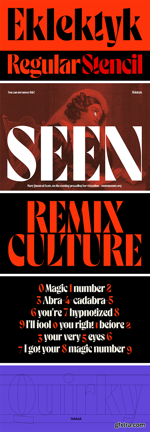 Eklektyk Font Family