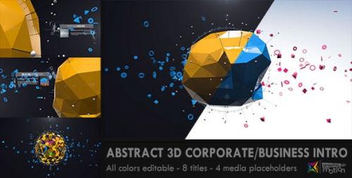 Videohive - Abstract 3D Corporate Business Intro