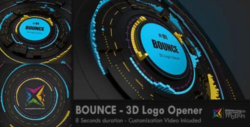 Videohive - BOUNCE - 3D Logo Opener