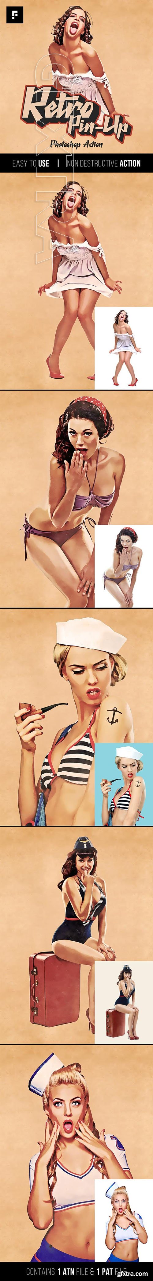 Graphicriver - Retro Pin-Up Photoshop Action 25802038