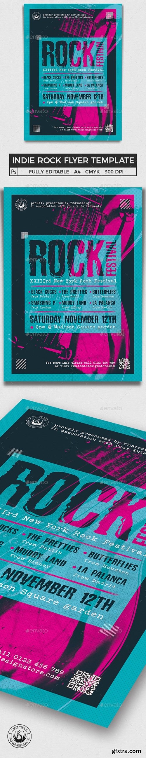 GraphicRiver - Indie Rock Flyer Template V10 25845459