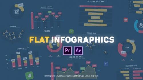 Videohive - Flat Design Infographics l MOGRT for Premiere Pro