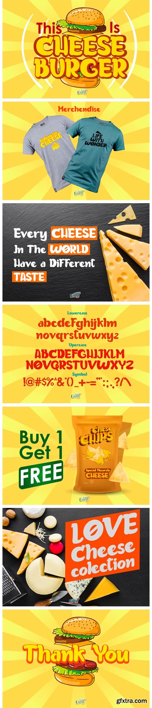 Cheeseburger Font